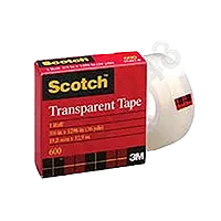 3M Scotch 600 透明膠紙 1/2吋x36碼