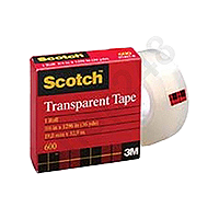 3M Scotch 600 透明膠紙 (3/4吋x36碼)