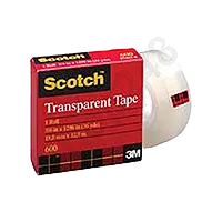 3M Scotch 600 透明膠紙 (3/4吋x36碼)