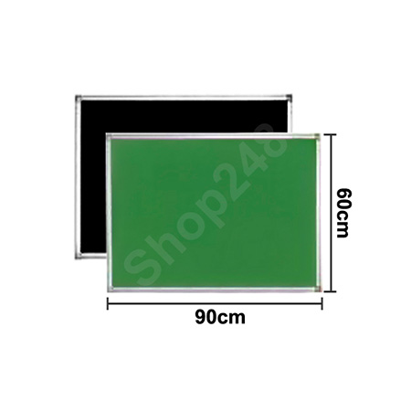 單面鋁邊粉筆寫字板 (90Wx60H)cm 綠板, 黑板, Green Board, Black Board 黑色板