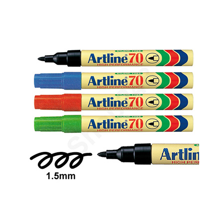Artline 雅麗牌 EK-70 箱頭筆 (圓咀/1.5mm) 箱頭筆 油性筆 記號筆 Sign Pen Permanent Marker pen