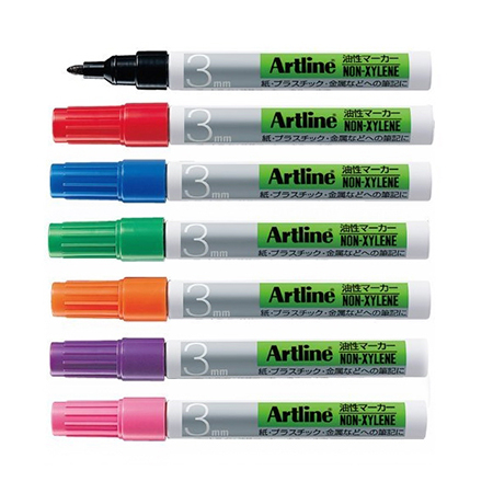 Artline K-70 油性箱頭筆(圓嘴/3mm) 箱頭筆 油性筆 記號筆 Sign Pen Permanent Marker pen