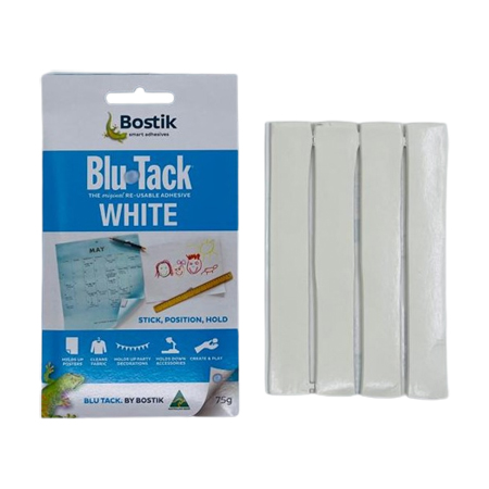 Bostik Blu-Tack White dK (75g/ զ) _K,blue tape,bostick,dK Sticky Tack, Adhesive Tape _K blue tack
