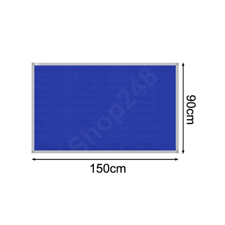 單面鋁邊布面報告板 (150W x 90H)cm 報告板 布面板 notice pin Textile board