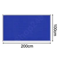 單面鋁邊布面報告板 (200W x 100H)cm