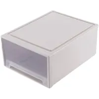 可疊式透明抽屜收納盒 (28Wx36Dx17Hcm)