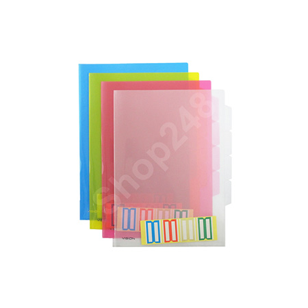Data Bank E357 四級膠質透明文件套 F4 (12個裝) 膠快勞 Plastic Files Folders E357
