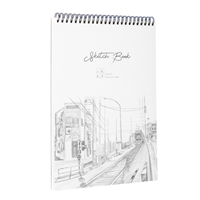 Deli 73627 Sketch Book  (A4/100g/40i)