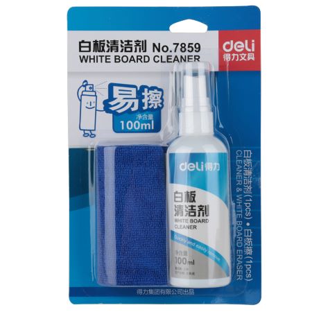 Deli 7859 ժOMM(sM䥬/100ml) ժO, ժOβMΫ~ Whiteboard  Eraser and Cleaner