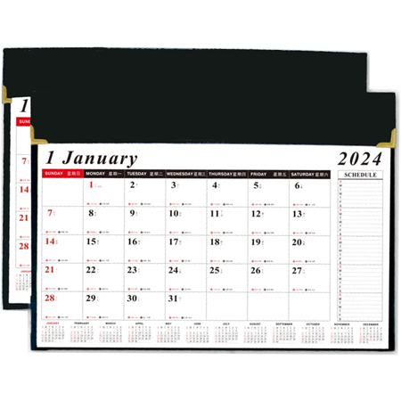 2024~jZiԤ Desk Pad Calendar x / 