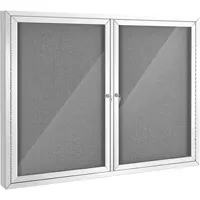 室外防水廚窗展示櫃(帶鎖/雙門/122Wx87Hx4.8DHcm)