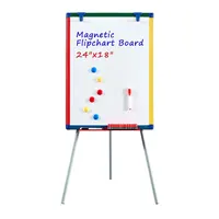 三腳彩虹邊小型掛紙白板 Flip chart Board (45Wx60Hcm)