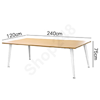 長型會議桌(240x120)cm