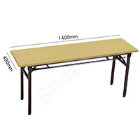 簡約摺疊式桌子(1400Lx400Dx750H)