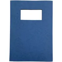 A4 皮紋紙封面 (開窗/230g/50張)深藍