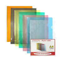 VISION A4 透明膠質文件套 (12個裝)
