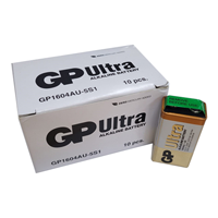 GP Ultra 鹼性電池 Alkaline (9V / 10粒裝)