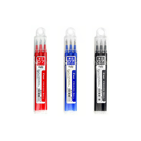 PILOT ʼֵP Frixion Ball Clicker LFBK-23F ε (0.7mm / 3) pen refill,  Pens and Correction Supplies, Pen Refill,PILOT,