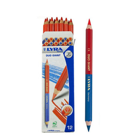 LYRA F2930101 雙頭雙色鉛筆(紅色+藍色/12支裝) 鉛筆及彩色鉛筆 Pencil and Colour Pencils, Pencil, colour