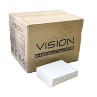 VISION M-Fold Hand Towel 抹手紙 ( 200張/包)(20包/箱)
