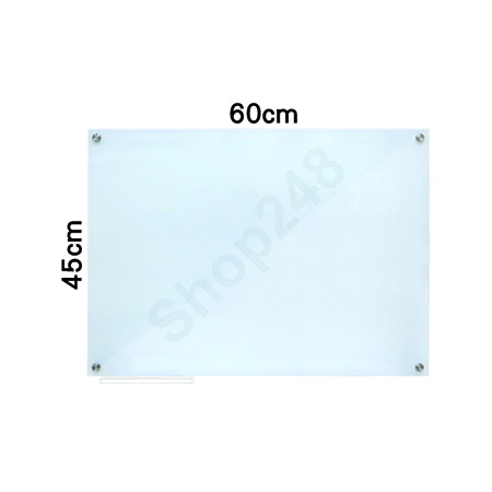 Magnetic Tempered Glass Whiteboard ϩʱjƬժO 60x45cm ƱjƬժO Magnetic Tempered Glass Whiteboard