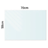 Magnetic Tempered Glass Whiteboard ϩʱjƬժO 70x50cm