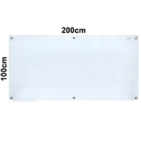Magnetic Tempered Glass Whiteboard ϩʱjƬժO 200x100cm
