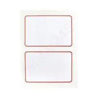M&G 晨光 YT-01 方形標籤貼紙(紅色/76x51mm,2枚/張, 10張/包)