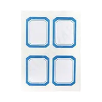 M&G 晨光 YT-08 方形標籤貼紙(藍色/35x45mm,4枚/張, 10張/包)