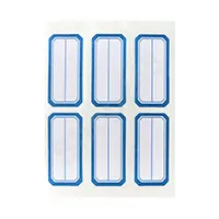M&G 晨光 YT-10 方形標籤貼紙(藍色/23x49mm,6枚/張, 10張/包)