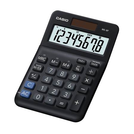 Casio MS-8F 桌面計算機 (8位) casio calculator,桌面計算機,Desktop Calculator, 計數機