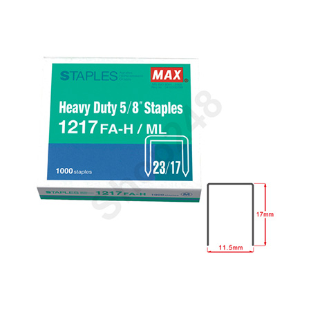 Max 1217FA-H Ѱv (23/17) (1,000T/) staples ѭq,Ѱv, Staplers