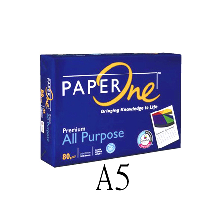 Paper One զ A5 vL Copy paper (80g/1000i) A4,, Papers, vL, Copy Paper, Double A, Paper One, paperline paper,
