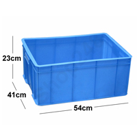 可疊式存放膠箱(中號物流箱-W54xD41xH23cm)