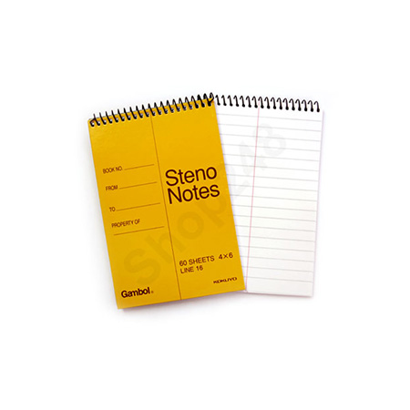 GAMBOL S4060 tOï (4Tx6T-60) Oï, Notebook shorthand book