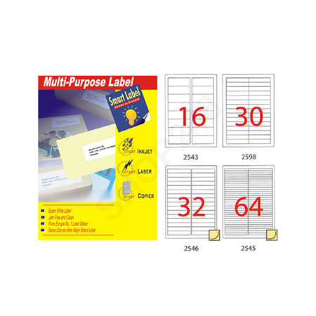 Smart Label A4qK (100i) Labels, qK, a4 q label A4 Computer Label, mailing label,ink jet mailing label