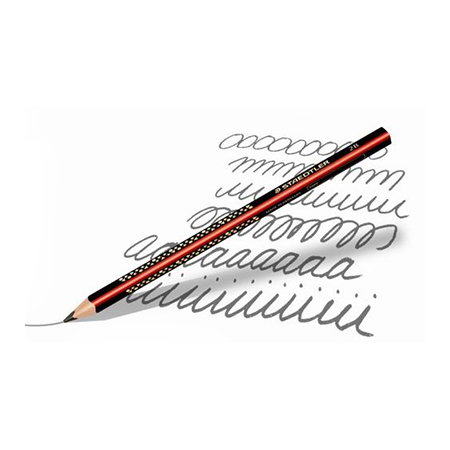 STAEDTLER 施德樓 1285-1 粗三角鉛筆 (2B) 小童粗身學習筆  Study Pen