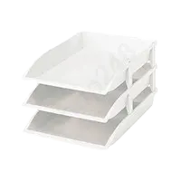 Shuter 樹德 OA-2736 三層膠質文件盤(白色)