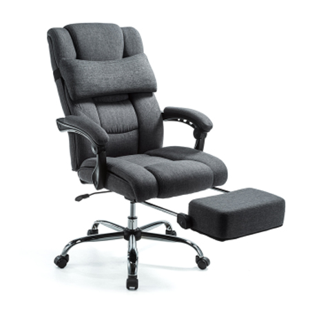 日本SANWA SNC121布質可躺休息辦公椅 (帶腳踏) 網布辦公椅 Office Chair