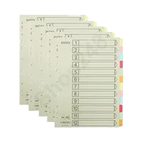 VISION 紙質索引紙(A4/12級) (5套/裝)
