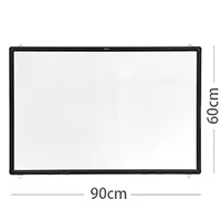 VISION 黑色鋁邊單面磁性白板 (90Wx60H)cm