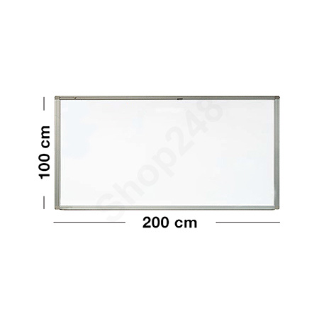 VISION 堅固型單面磁性白板 Magnetic Whiteboard (200Wx100H)cm VISION magnitic White board Whiteboard 磁性鋁邊單面白板 wytebord