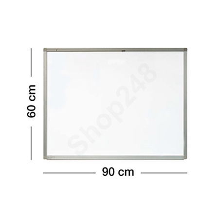 堅固型單面磁性搪瓷白板  (90Wx60H)cm magnitic Enamel Whiteboard white board 磁性鋁邊單面搪瓷白板