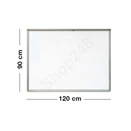 堅固型單面磁性搪瓷白板 (120Wx90H)cm magnitic Enamel Whiteboard white board 磁性鋁邊單面搪瓷白板