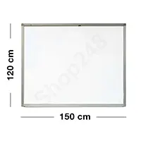 堅固型單面磁性搪瓷白板 (150Wx120H)cm