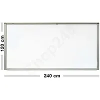 堅固型單面磁性搪瓷白板 (240Wx120H)cm