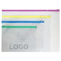 PVC 透明拉鏈袋(附卡片位) - 連印刷LOGO