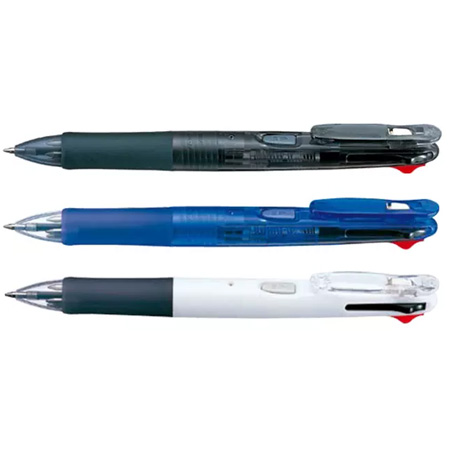 ZEBRA 斑馬牌 B4A3 四色原子筆 (0.4mm/藍,黑,紅,綠) 多色筆 Multi color pens 4色筆 4色原子筆 四色筆