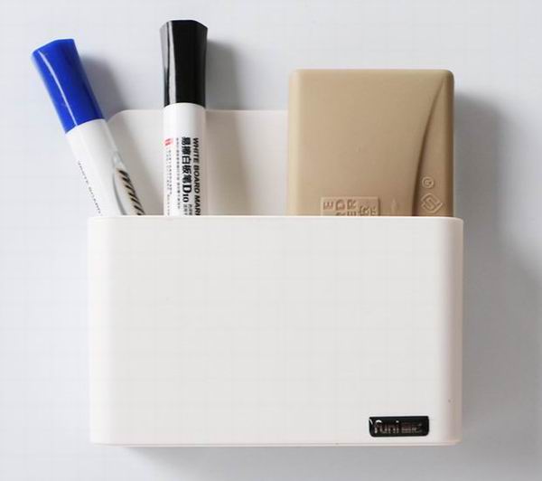 磁性白板筆收納盒(白色/125Wx42Dx120Hmm)