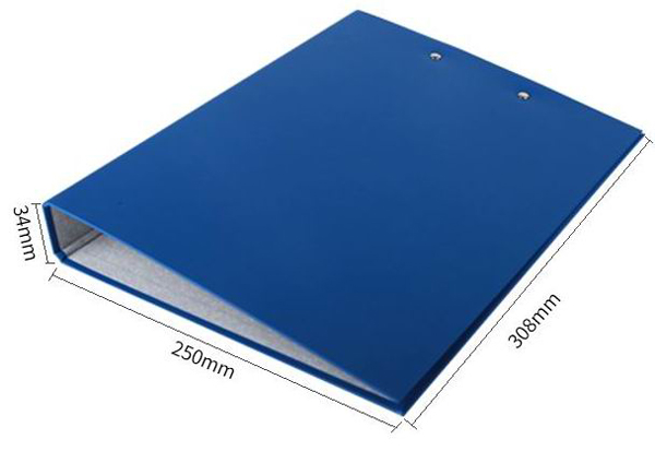 Deli 5457 包膠文件夾 (藍色/D-RING/45mm厚)